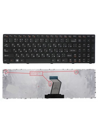 Клавиатура для ноутбука Lenovo IdeaPad Z560, Z560A, Z565A, G570, G575